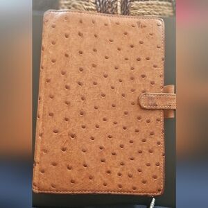Filofax Buttercup Ostrich Planner *RARE*